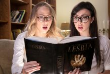 Whitney & Carter turn out to be lesbians via studying a magic spell