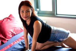 Beauty Thai disrobed and loving every second of getting fucked until deep impregnating creampie