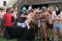 CZECH GANG BANG PARTY AT MILL