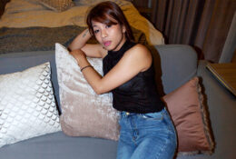 Shy Thai girl Jane gets first white cock ever for her birthday